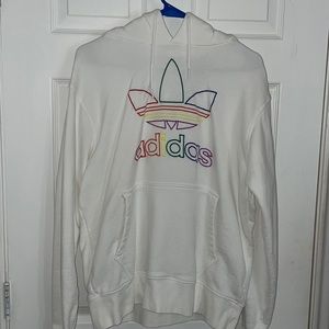 Addidas Multiocolor logo hoodie